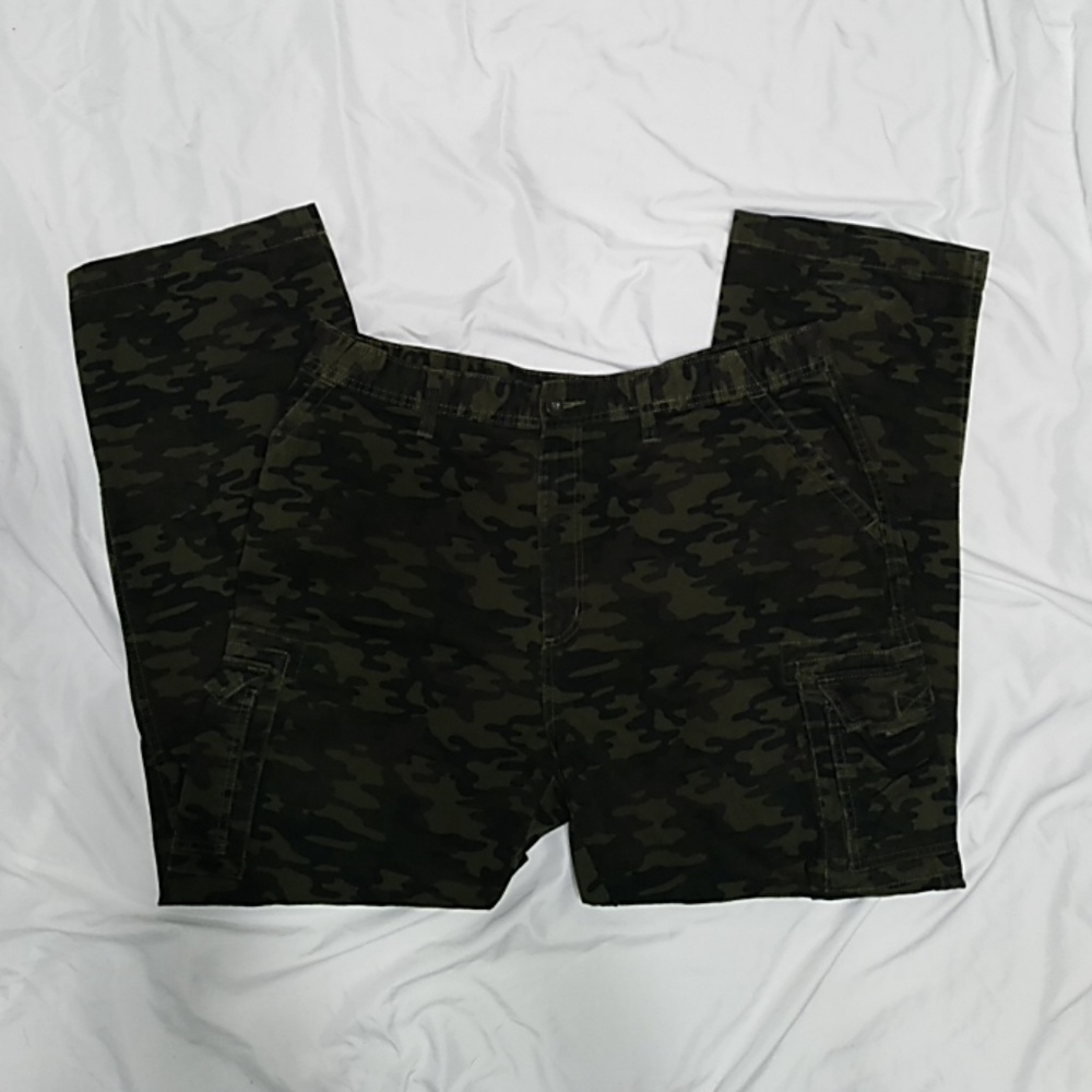 George & Martha Men's Camo Cargo Pants 40x32